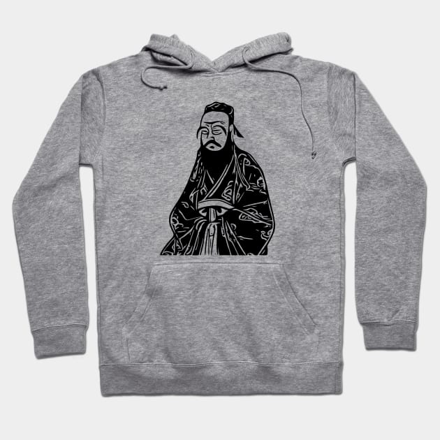 Confucius | Chinese philosopher vector Hoodie by Classical